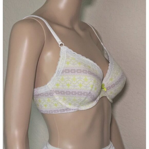 Victoria's Secret Lined Perfect Coverage underwired multicolor Bra size 34C - Picture 2 of 4